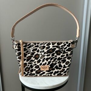 Consuela Leopard Print “Your Way Bag” - Shoulder Bag in Black & Tan